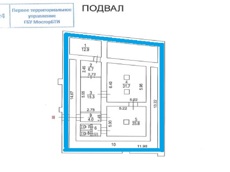 Нежилое помещение.План этажа _поэтажный_ с указанием границ реализуемого объекта.город Москва, улица Машкова, дом 17 - Подвал _0 пом. 3, ком. 2-9.jpg