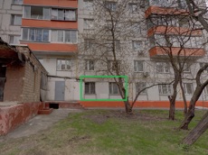 Нежилое помещение.Фасад здания с выделенными окнами реализуемого объекта.Москва, ш Щелковское, д 94 - Подвал _ 0, Этаж _ 1 Подвал _ 0, Этаж _ 1.jpg