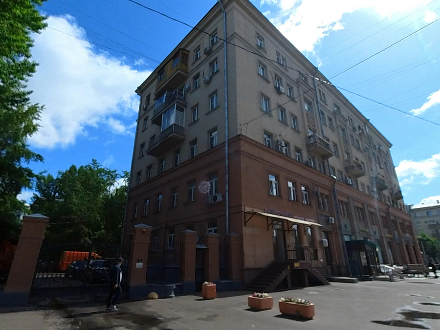Нежилое помещение.Общий фасад здания.Российская Федерация, город Москва, внутригородская территория муниципальный округ Беговой, Беговая улица, дом 13 - не указано не указано.jpg