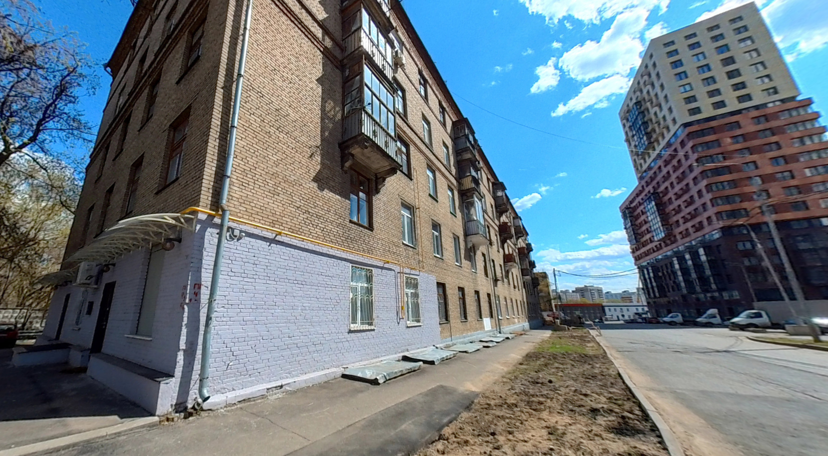 Квартира.Общий фасад здания.г. Москва, Грайвороновский 1-й пр., д. 6, - Этаж _5, кв. 47.png