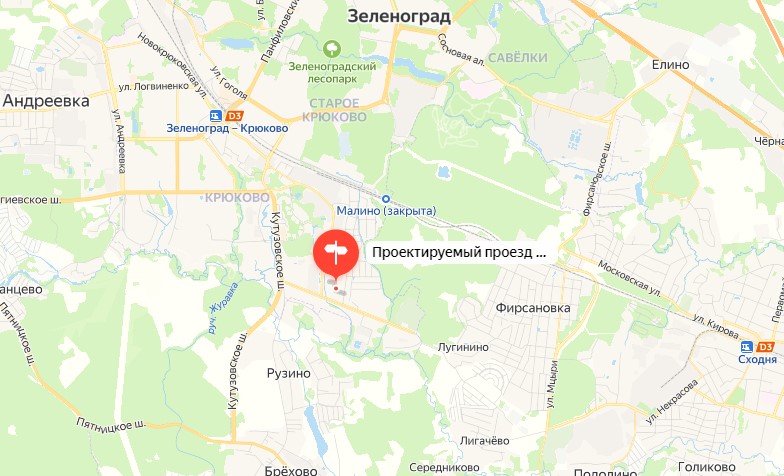 ГП16953575.Некапитальный объект.Положение объекта относительно близлежащих дорог или автомагистралей.jpg