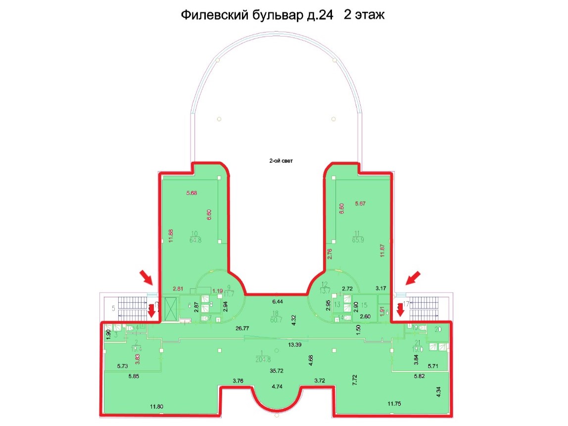 ГП16974863.Нежилое помещение.План этажа (поэтажный) с указанием границ реализуемого объекта.jpg