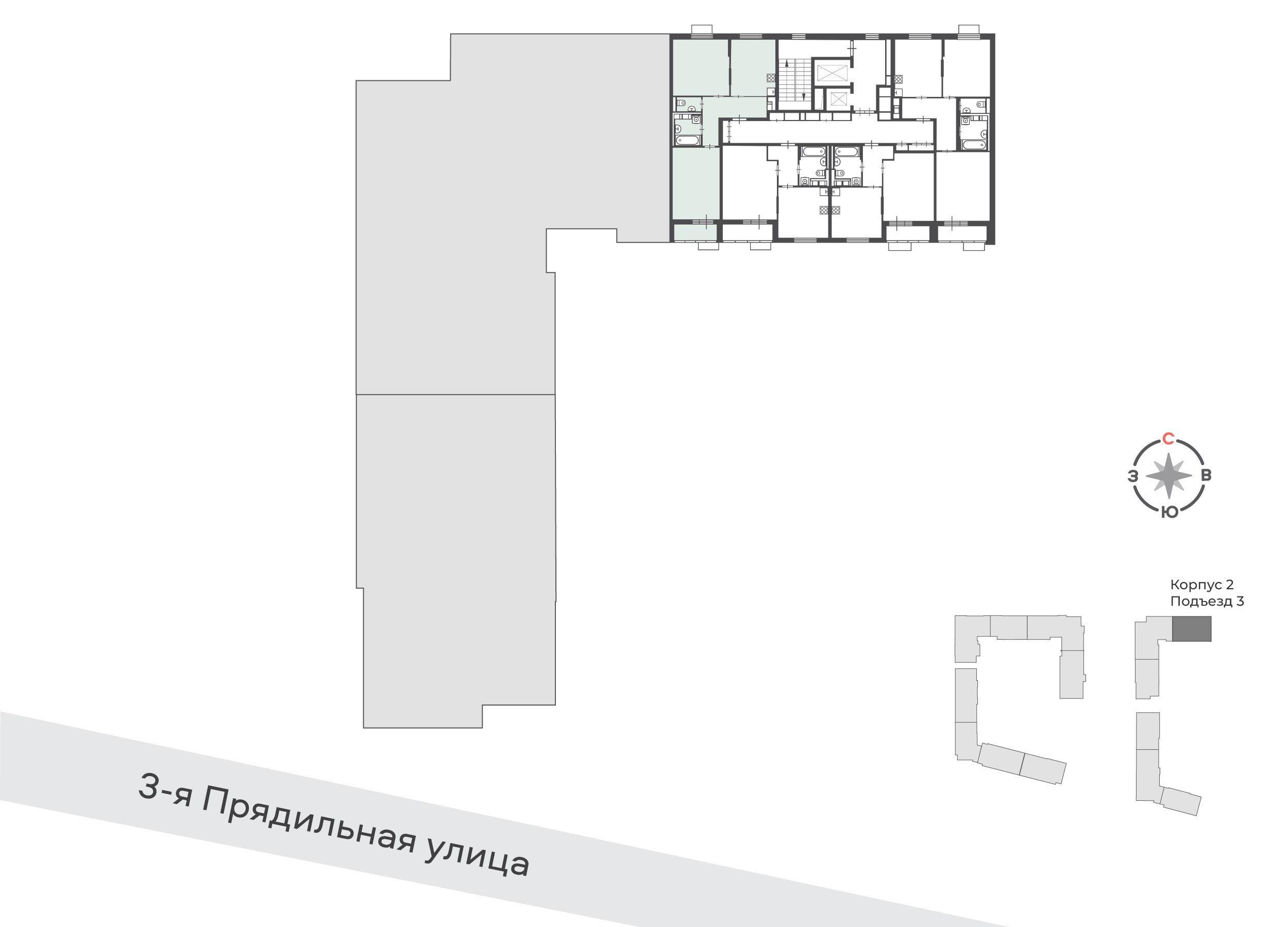 ГП16995005.Квартира. Договор долевого участия.План этажа (поэтажный) с указанием границ реализуемого объекта.jpg