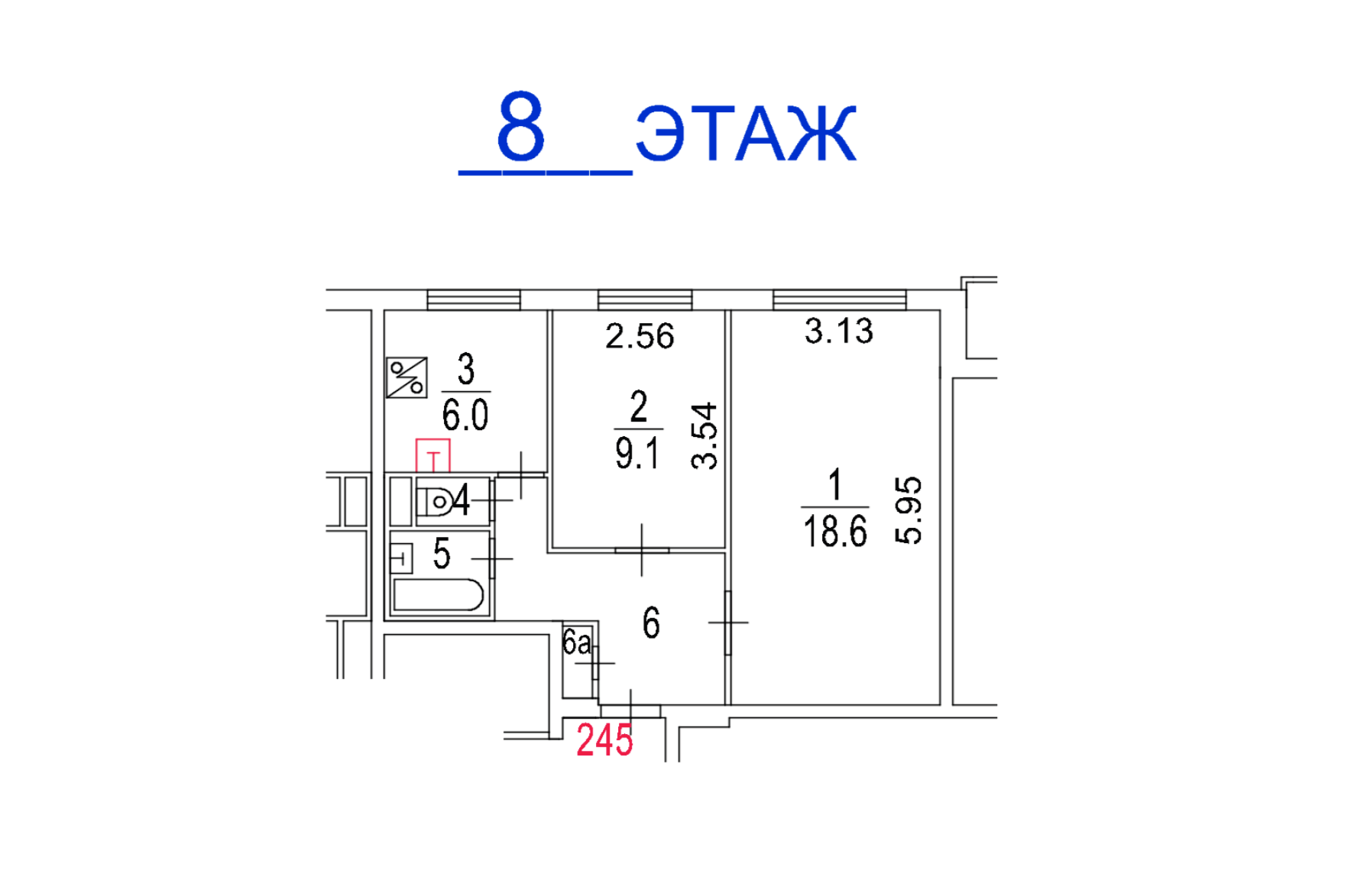 ГП16995467.Квартира.План этажа (поэтажный) с указанием границ реализуемого объекта.png