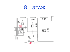 ГП16995467.Квартира.План этажа (поэтажный) с указанием границ реализуемого объекта.png