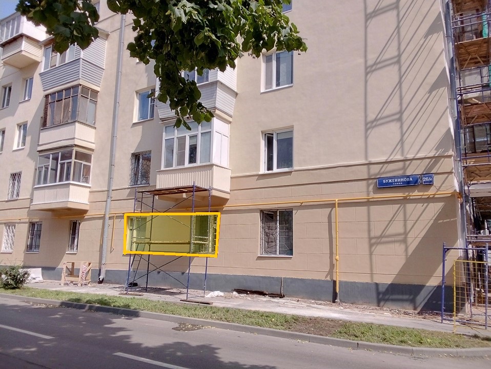 ГП16964076.Квартира.Фасад здания с выделенными окнами реализуемого объекта.jpg