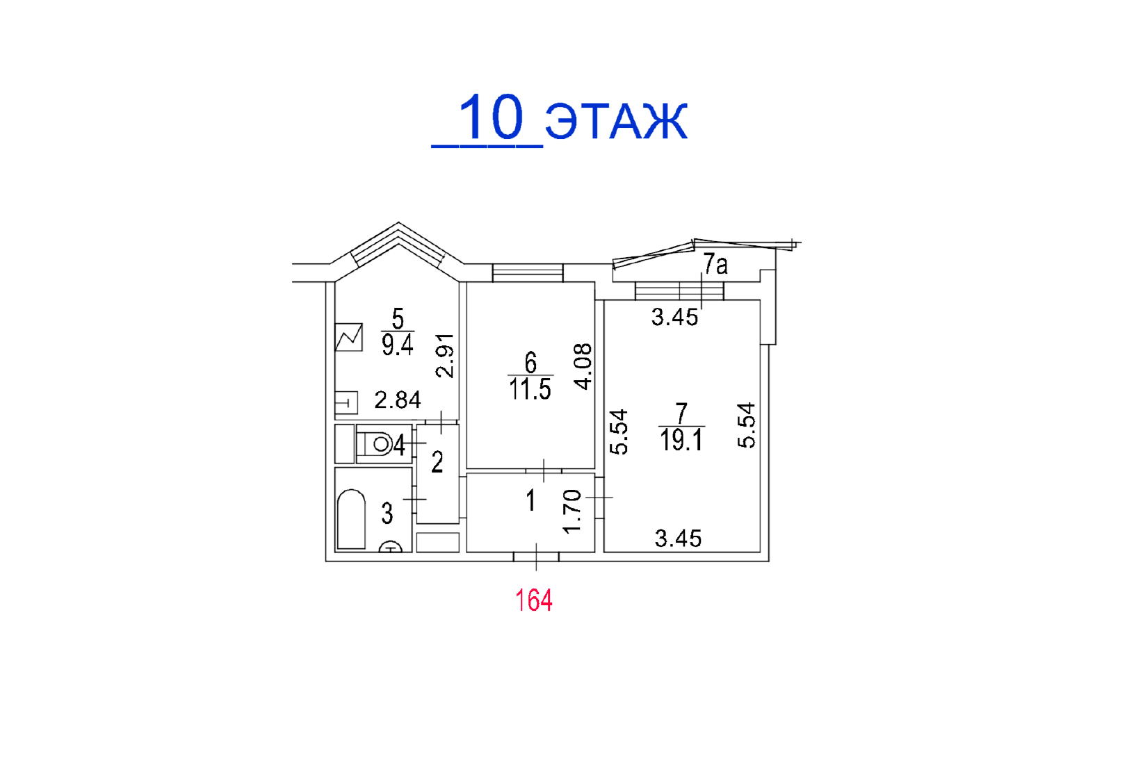 ГП16974768.Квартира.План этажа (поэтажный) с указанием границ реализуемого объекта.png