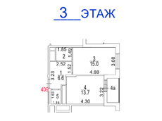 ГП17006435.Квартира.План этажа (поэтажный) с указанием границ реализуемого объекта.png