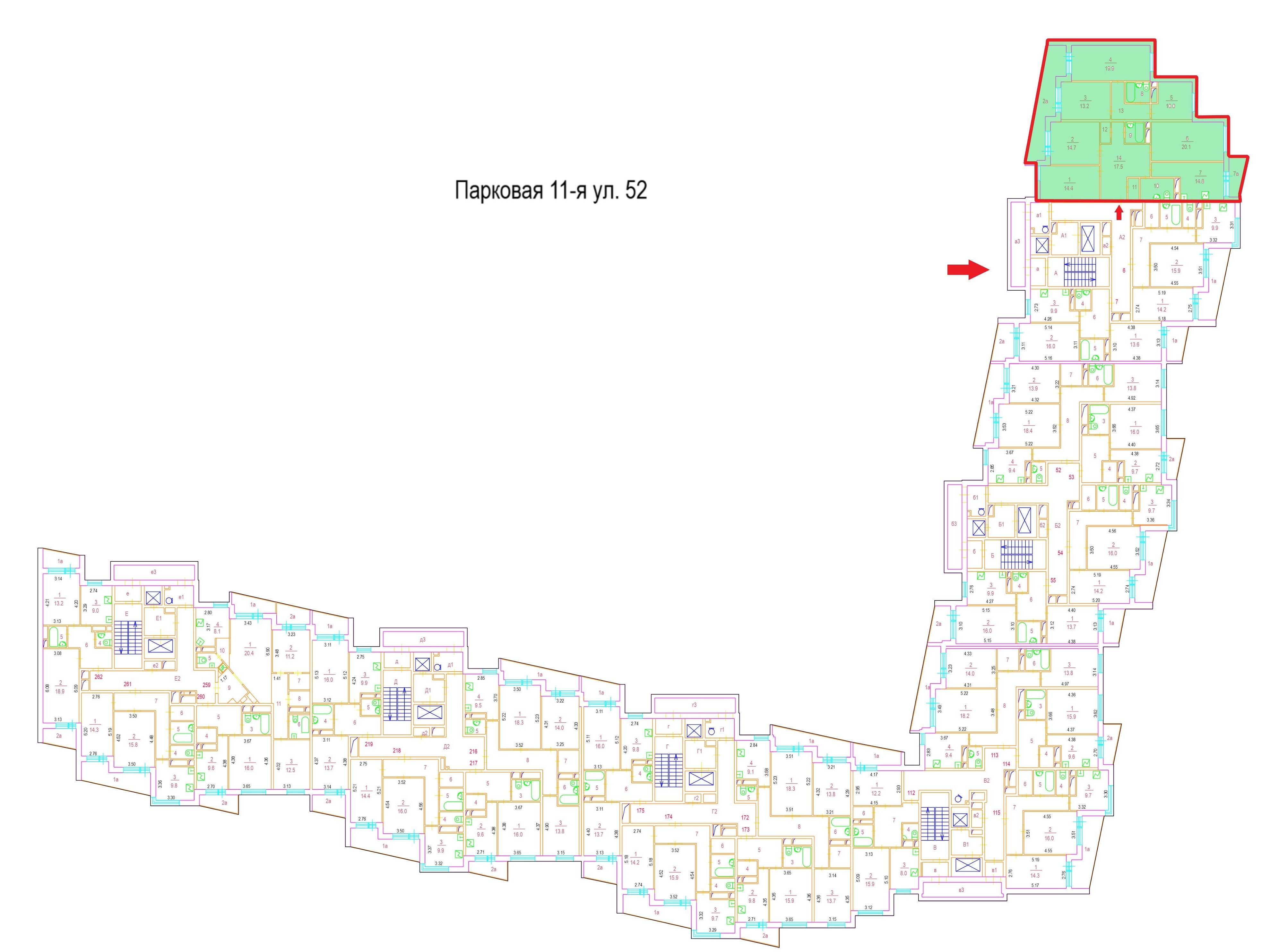 ГП16965661.Квартира.План этажа (поэтажный) с указанием границ реализуемого объекта.jpg