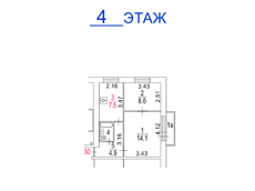 ГП17006486.Квартира.План этажа (поэтажный) с указанием границ реализуемого объекта.png