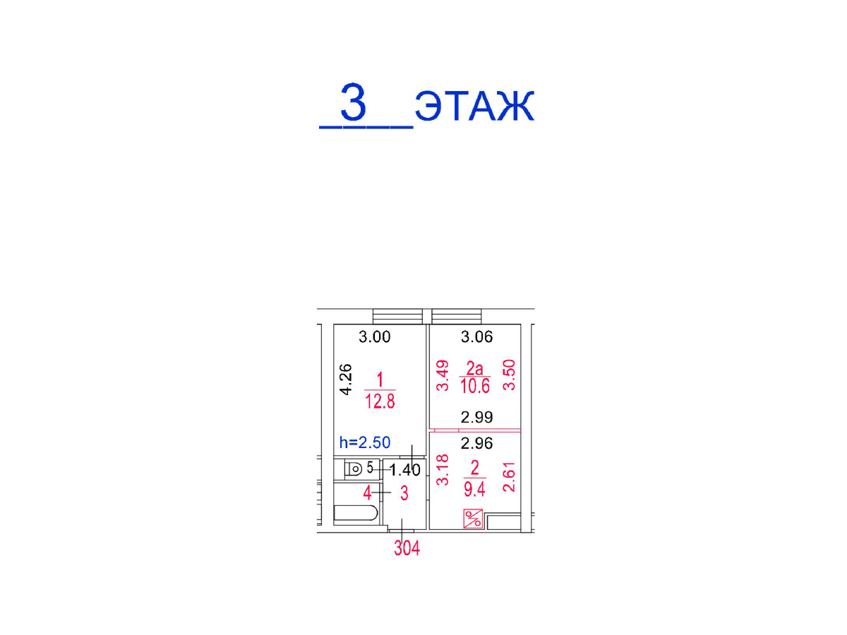 ГП17007260.Квартира.План этажа (поэтажный) с указанием границ реализуемого объекта.png