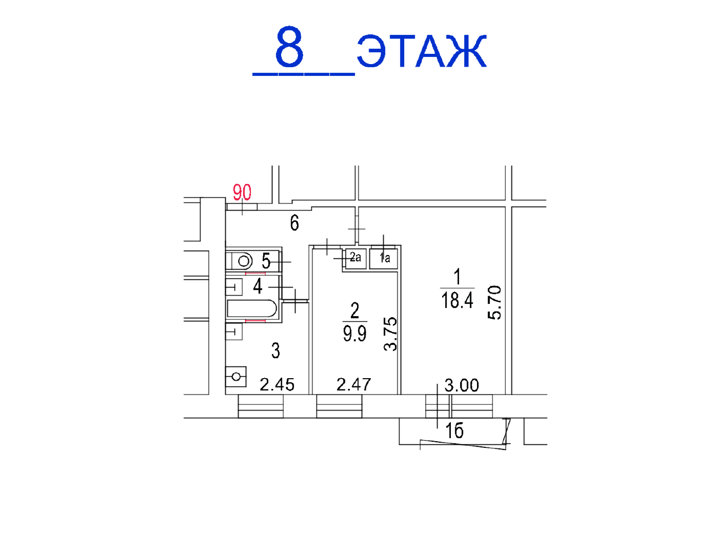 ГП17007015.Квартира.План этажа (поэтажный) с указанием границ реализуемого объекта.png