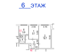 ГП17007819.Квартира.План этажа (поэтажный) с указанием границ реализуемого объекта.png